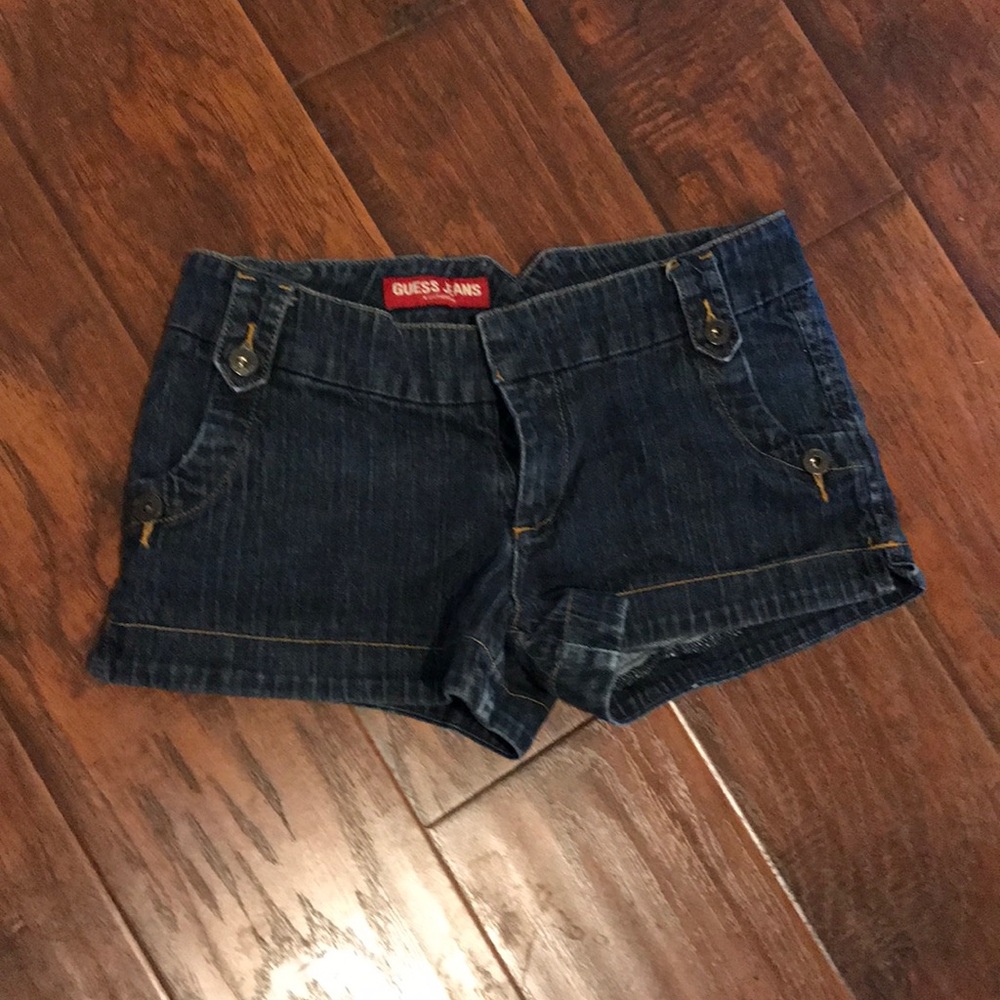 Blue jean shorts